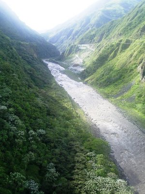 River Valley Near Volcano